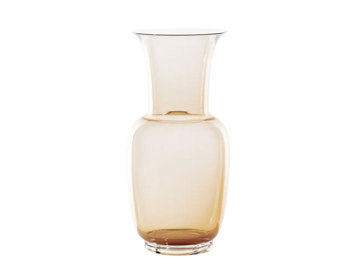 Venini Opalino 70624 Lapped Vase Crystal Peach
