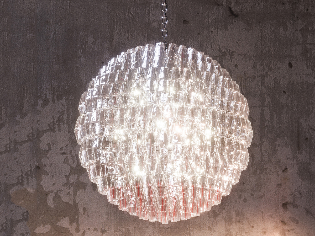 Venini Poliedri Suspension Lamp