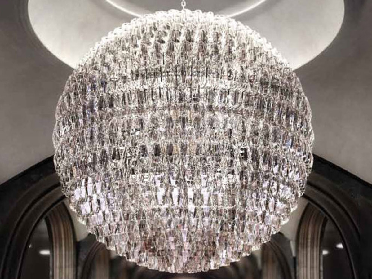 Venini Poliedri Suspension Lamp