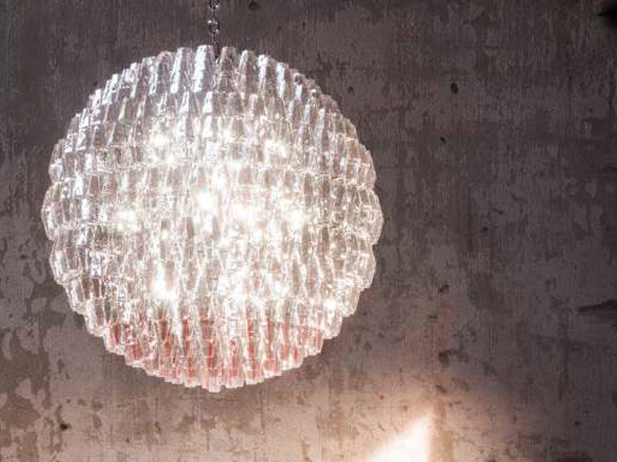 Venini Poliedri Suspension Lamp