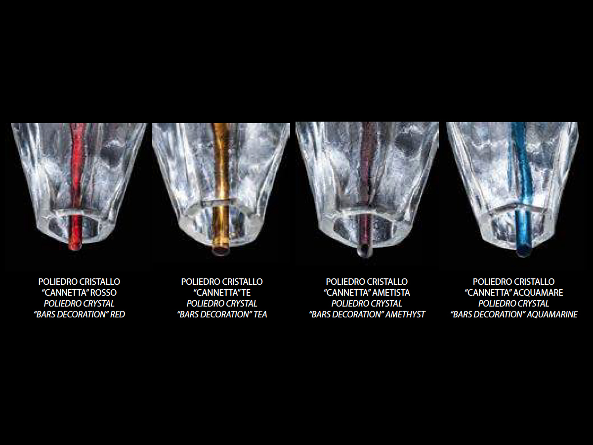 Venini Poliedri Suspension Lamp