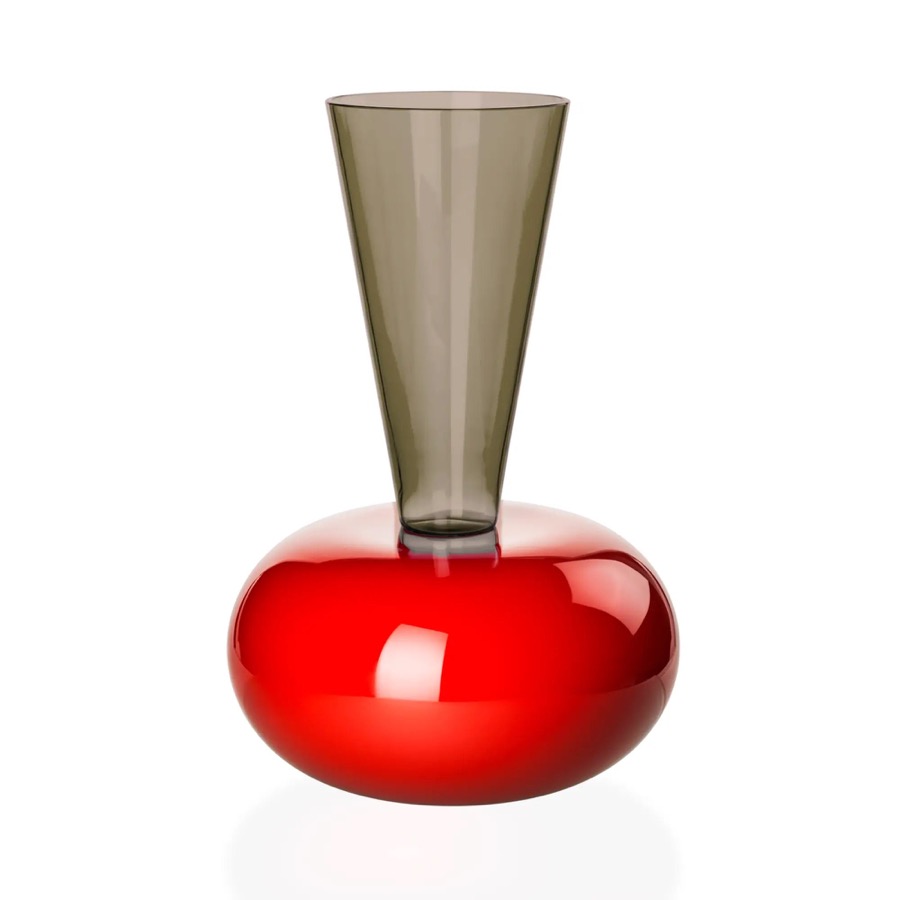 Venini Puzzle Corallo Acquamare Vase