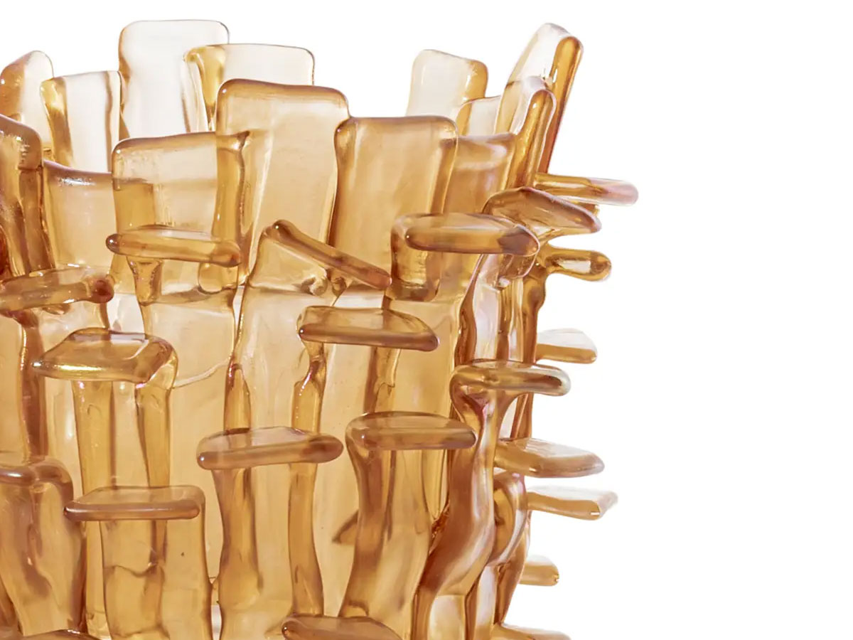 Venini Ritagli 55200 Peach Vase