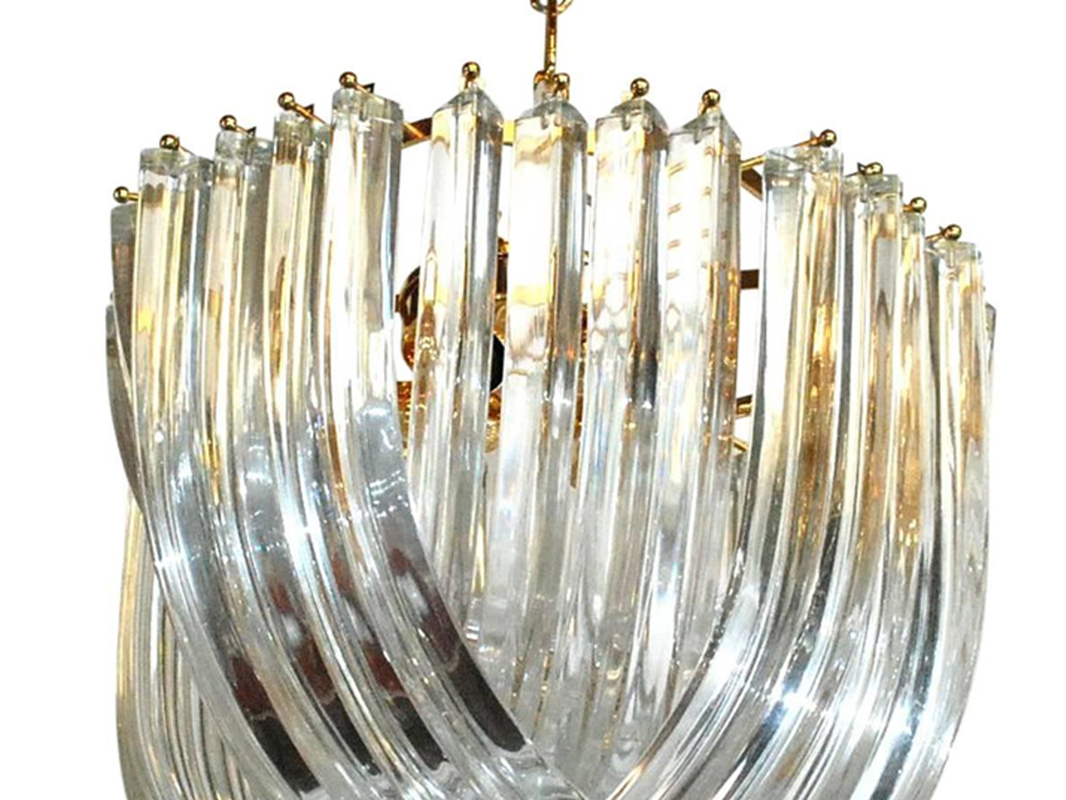 Venini Triedri Suspension Lamp