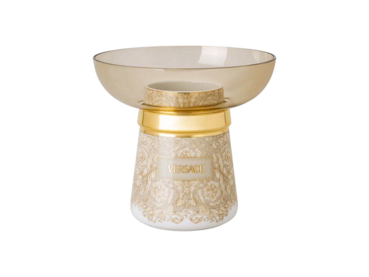 Ваза Versace Barocco Beige, чаша