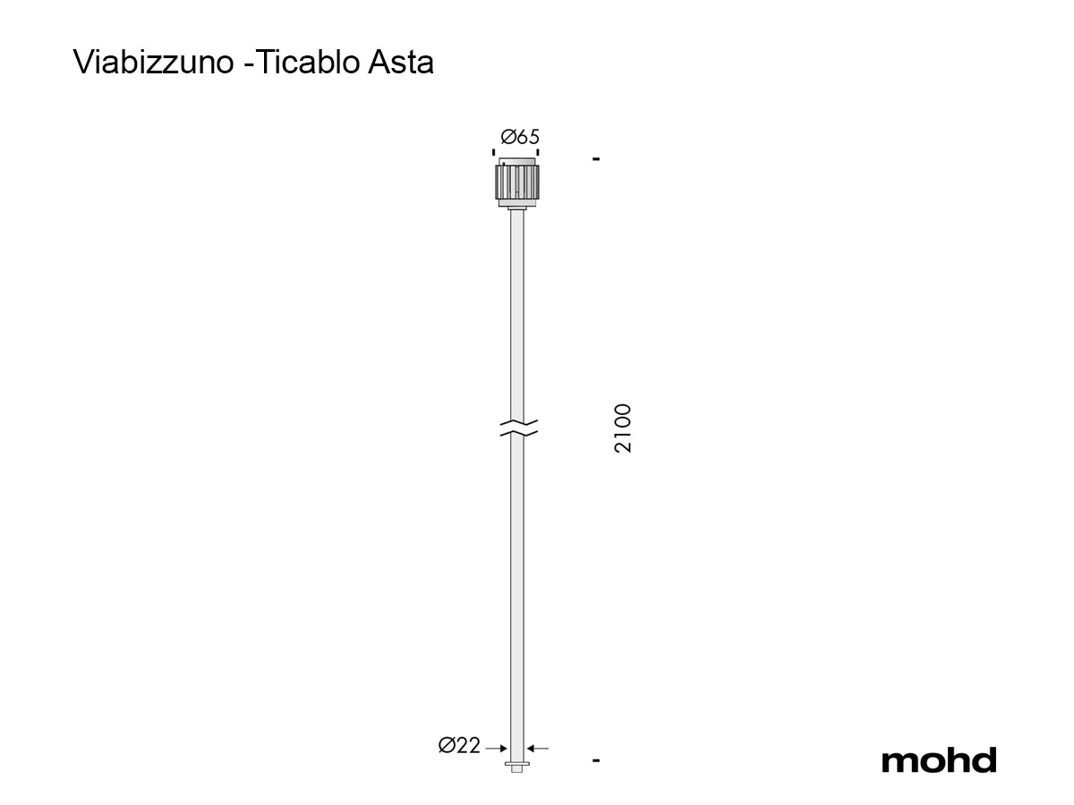 Торшер Viabizzuno Ticablo Asta