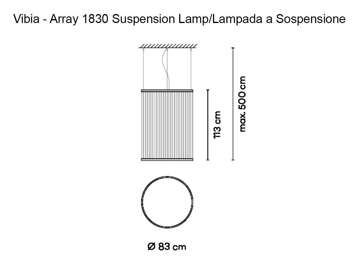 Vibia Array 1830 Suspension Lamp