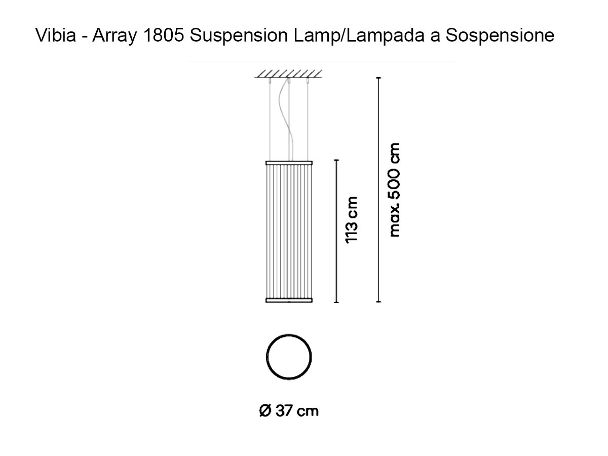 Vibia Array Suspension Lamp 1805