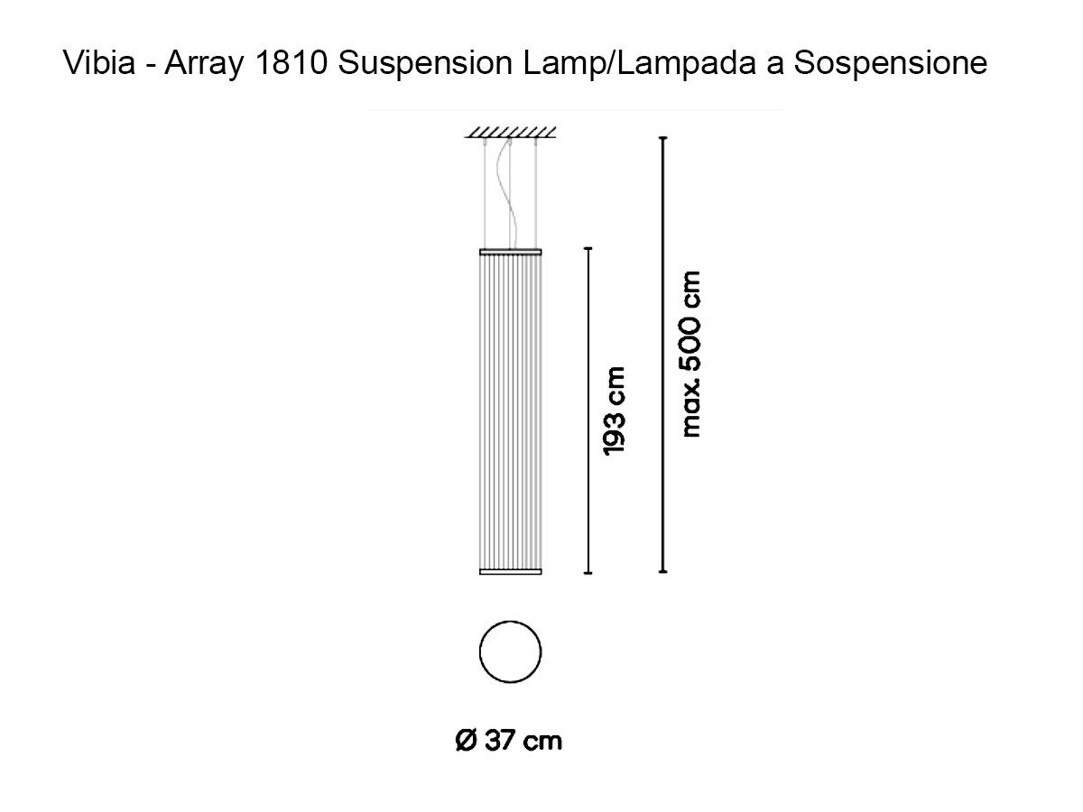Vibia Array Suspension Lamp 1810