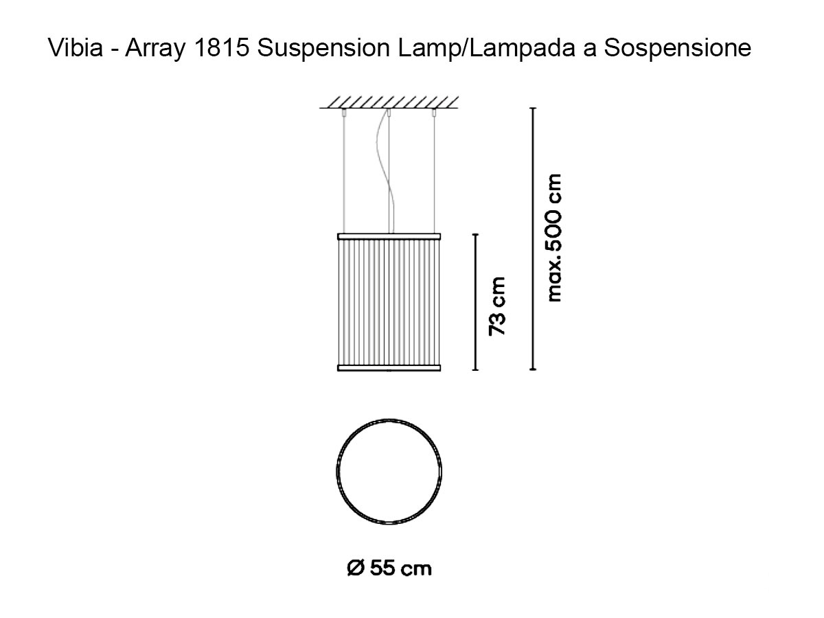 Vibia Array Suspension Lamp 1815
