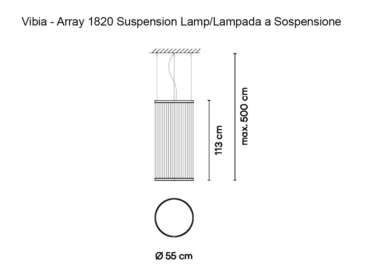 Vibia Array Suspension Lamp 1820