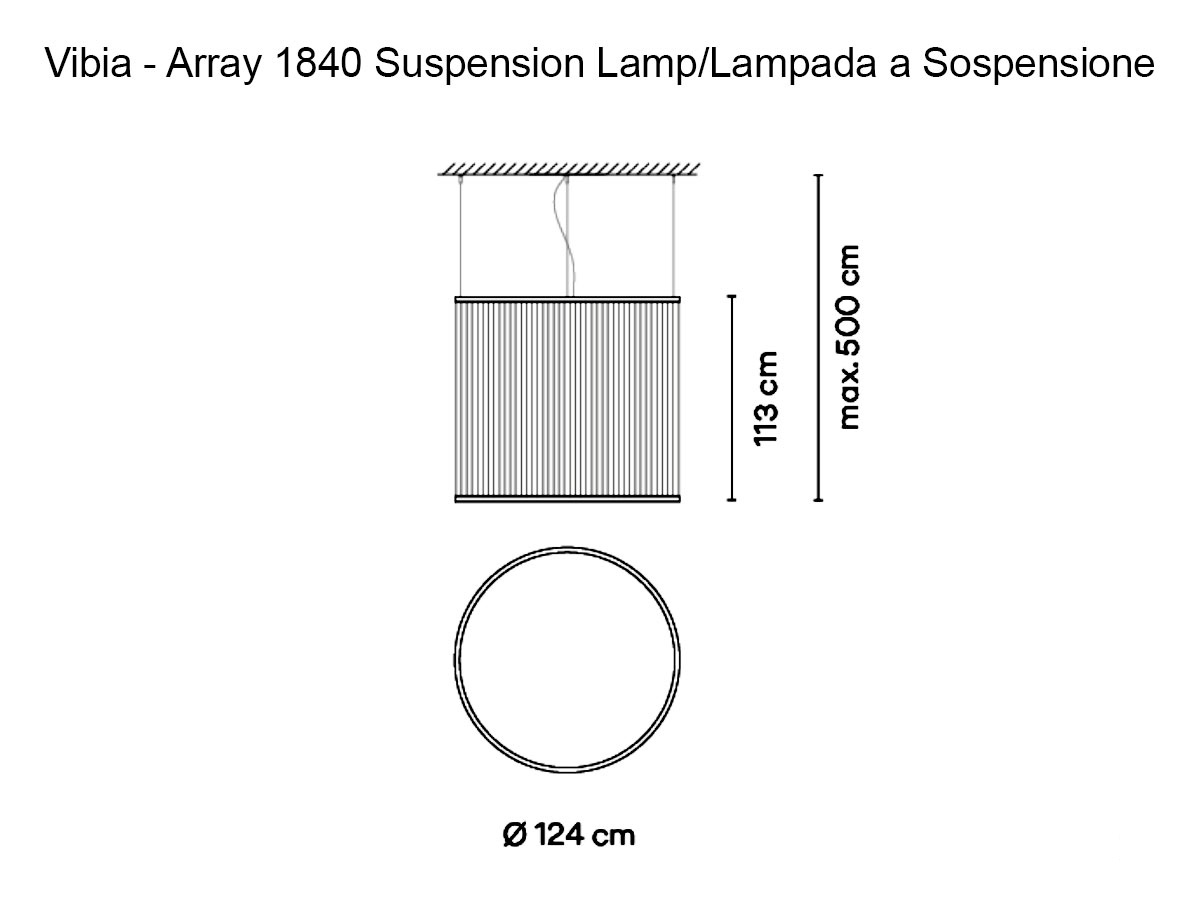 Vibia Array Suspension Lamp 1840