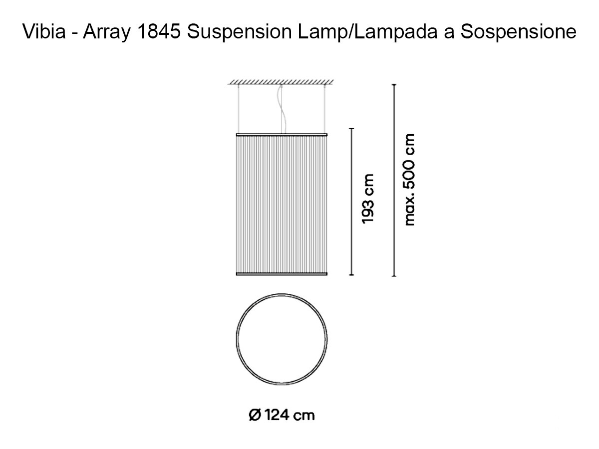 Vibia Array Suspension Lamp 1845