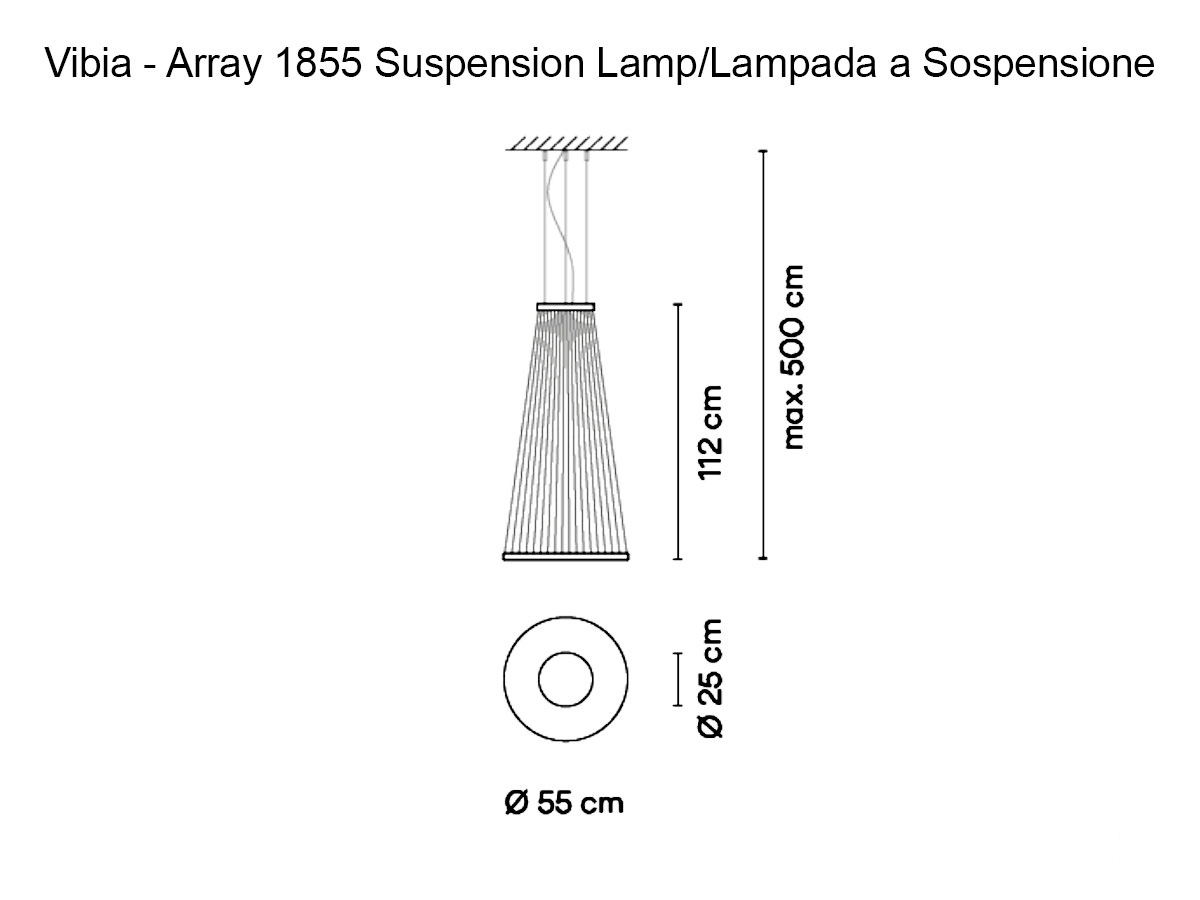 Vibia Array Suspension Lamp 1855