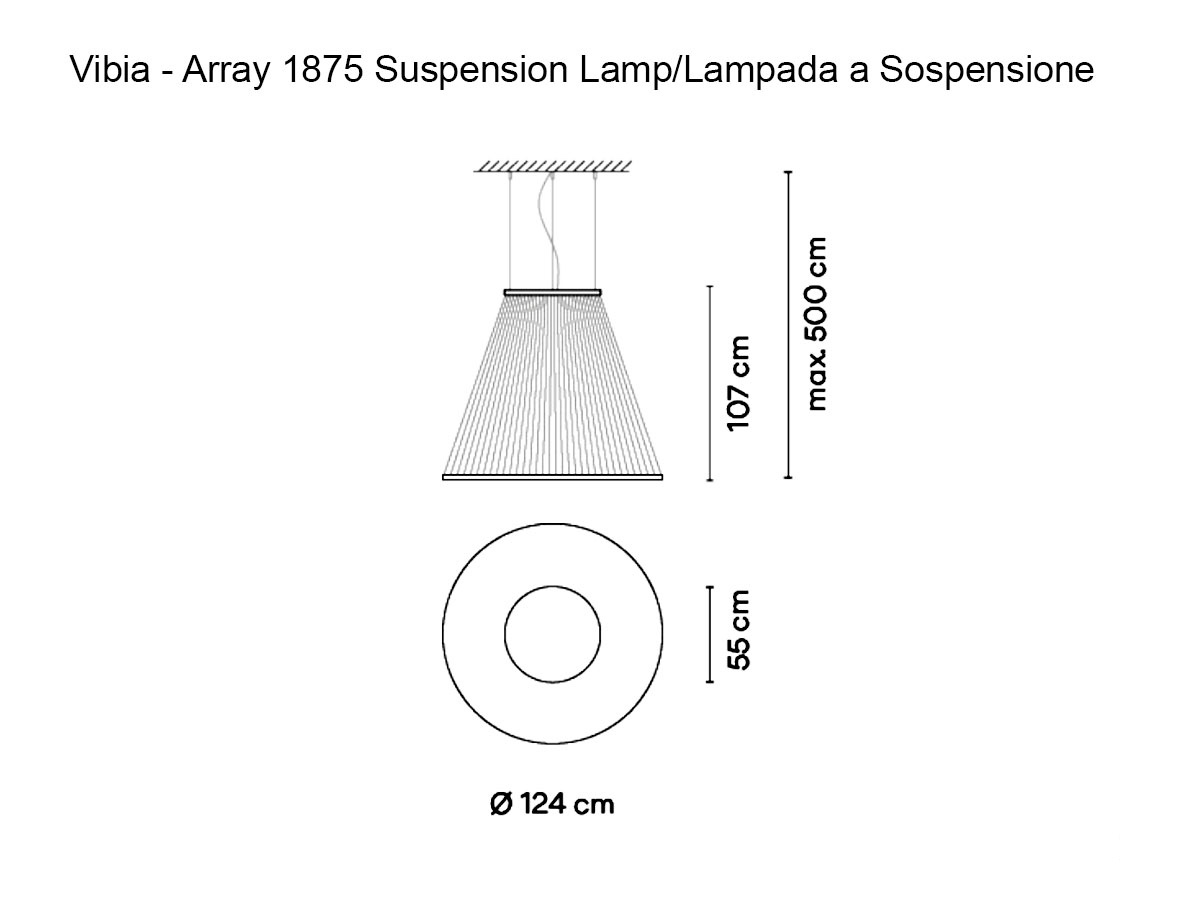 Vibia Array Suspension Lamp 1875