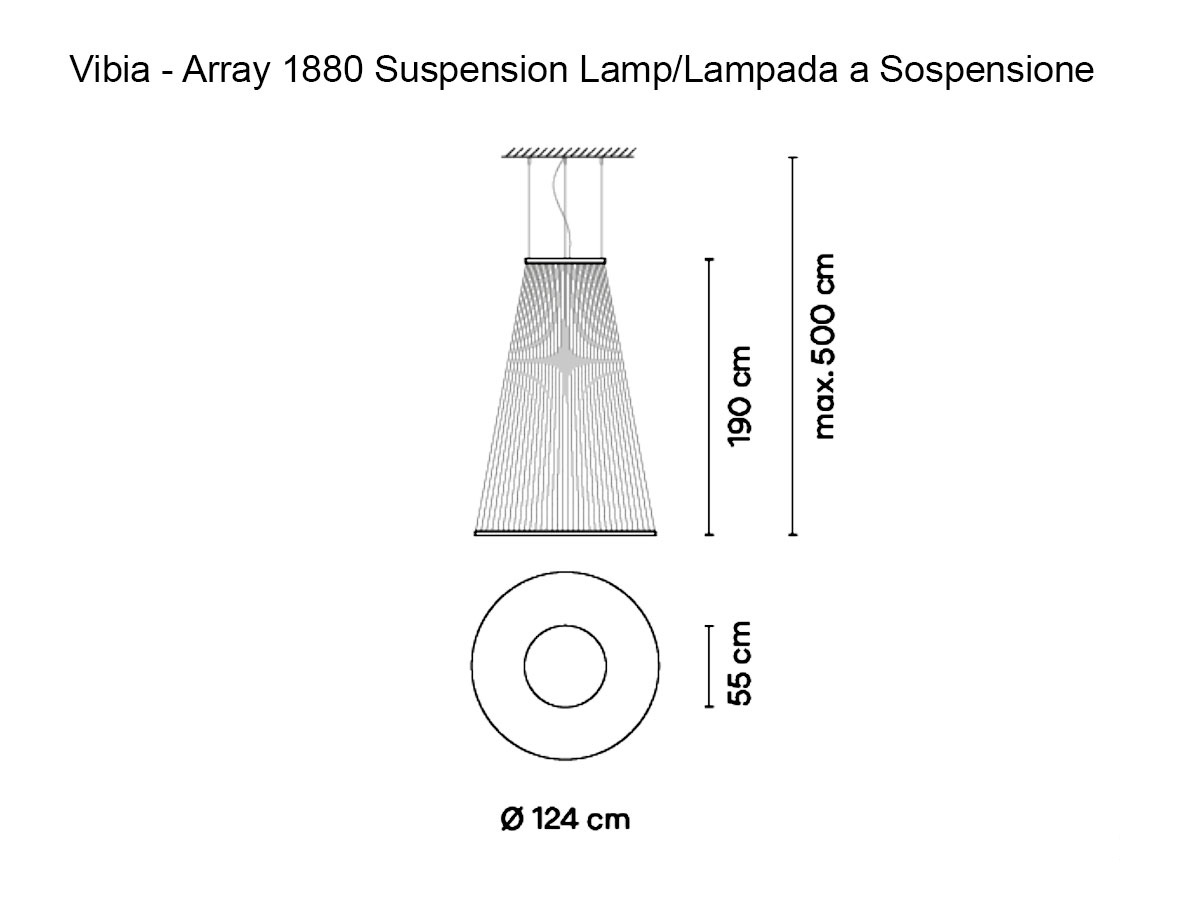 Vibia Array Suspension Lamp 1880