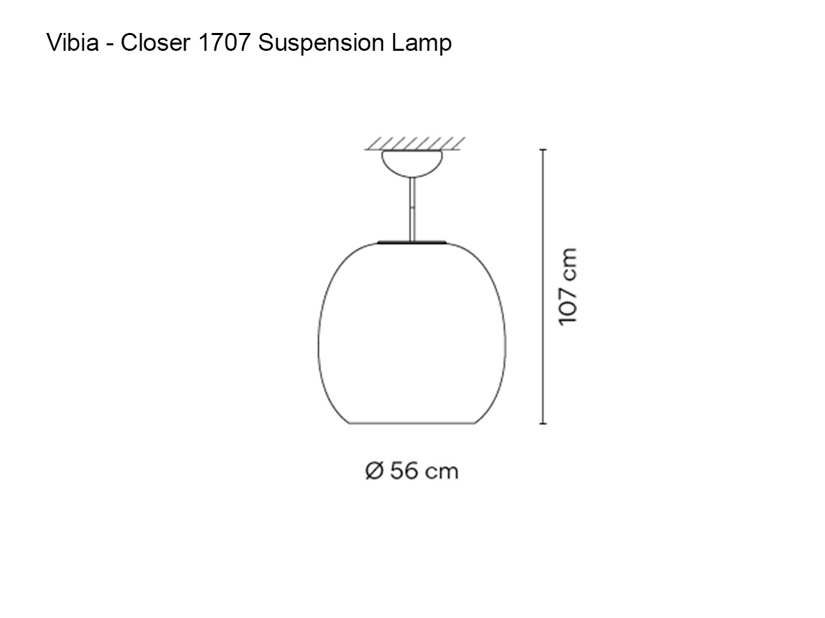 Vibia Closer 1707 Suspension Lamp