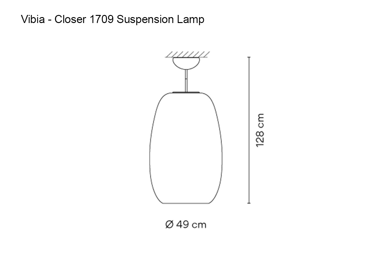 Vibia Closer 1709 Suspension Lamp