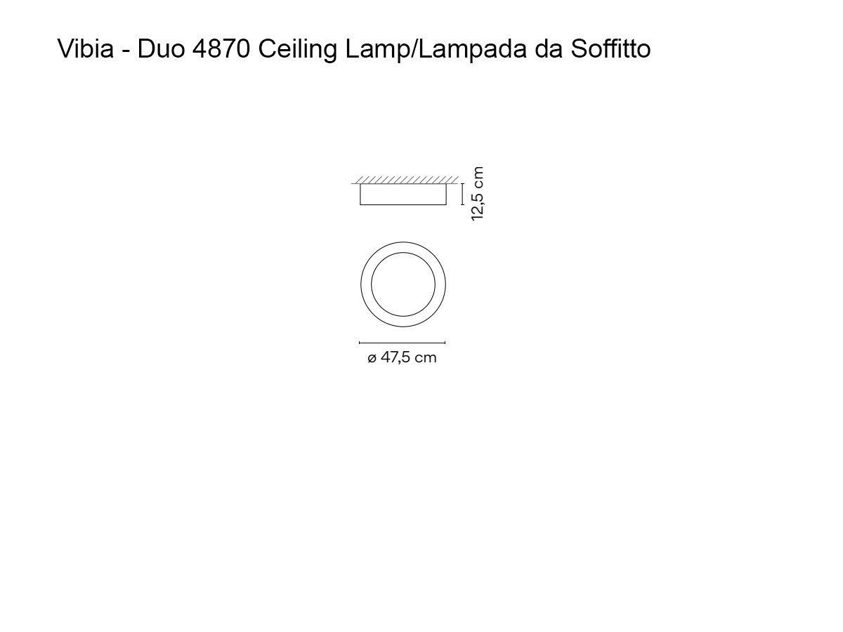 Vibia Duo 4870 Ceiling Lamp