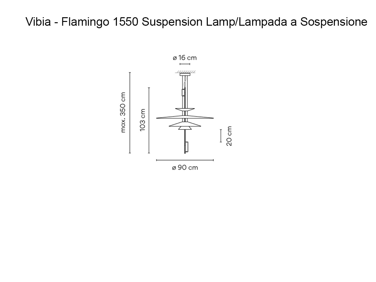 Vibia Flamingo 1550 Suspension Lamp