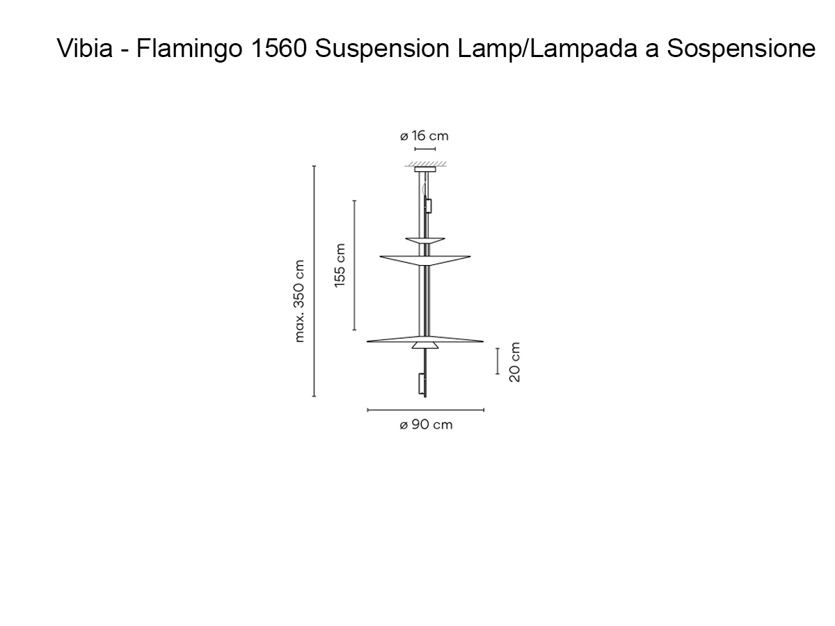Vibia Flamingo 1560 Suspension Lamp