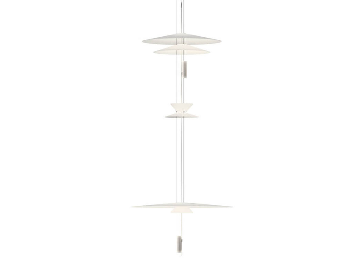 Vibia Flamingo 1570 Suspension Lamp White 93 Dali