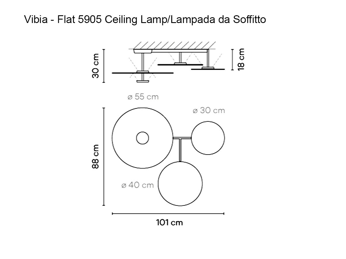 Vibia Flat 5905 Ceiling Lamp