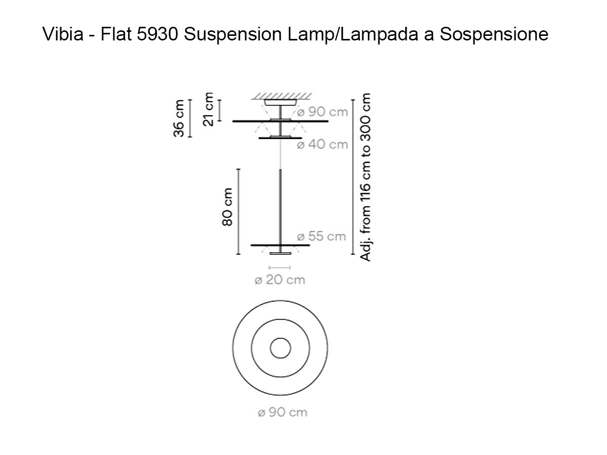 Vibia Flat 5930 Suspension Lamp
