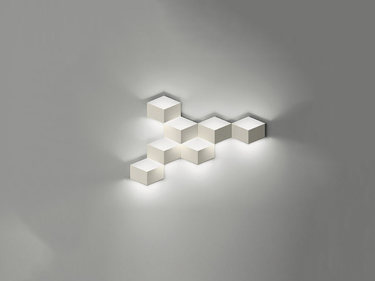Vibia Fold Surface Wall Lamp Matt White