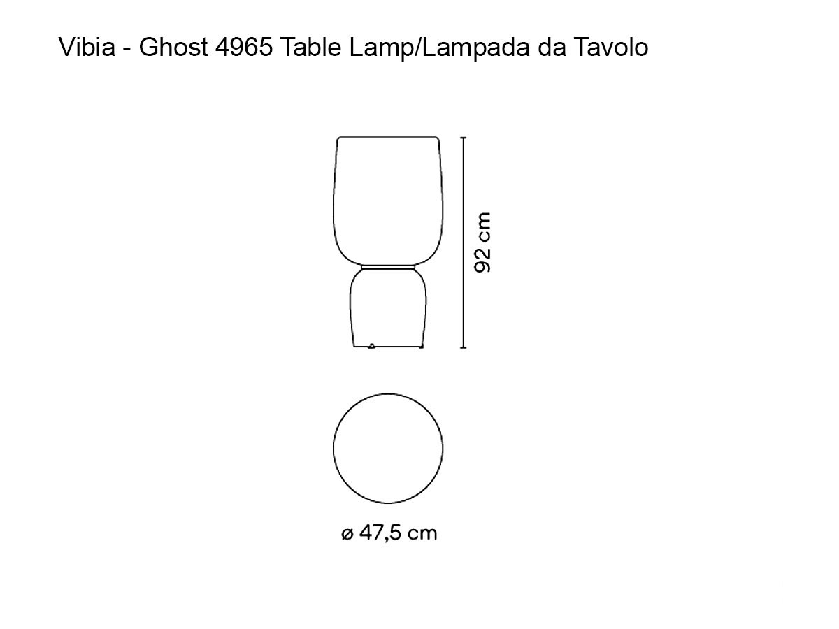 Vibia Ghost 4965 Table Lamp
