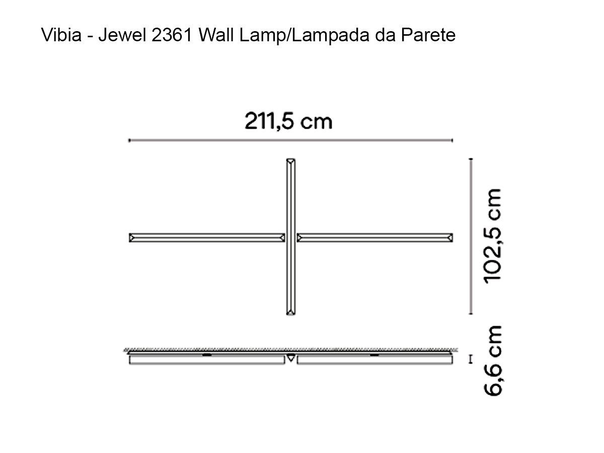 Vibia Halo Jewel 2361 Wall Lamp