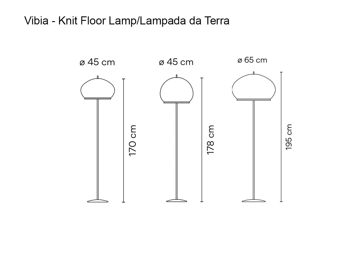 Vibia Knit Floor Lamp