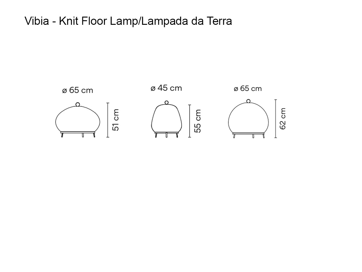 Vibia Knit Floor Lamp Low