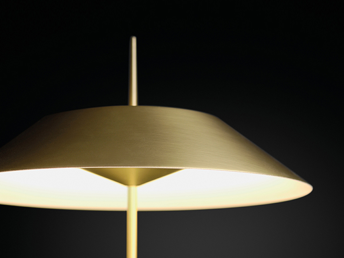 Vibia Mayfair Floor Lamp Satin Gold
