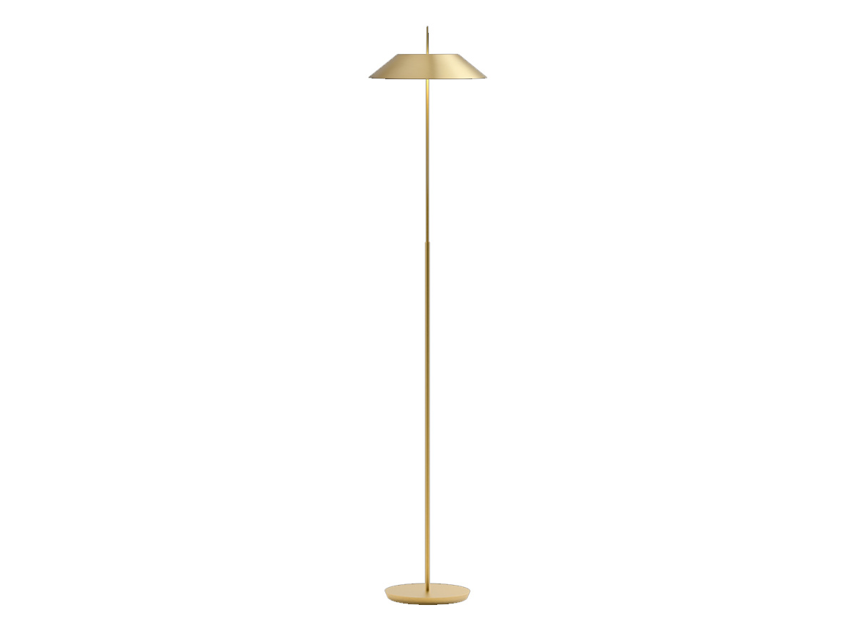 Vibia Mayfair Floor Lamp Satin Gold