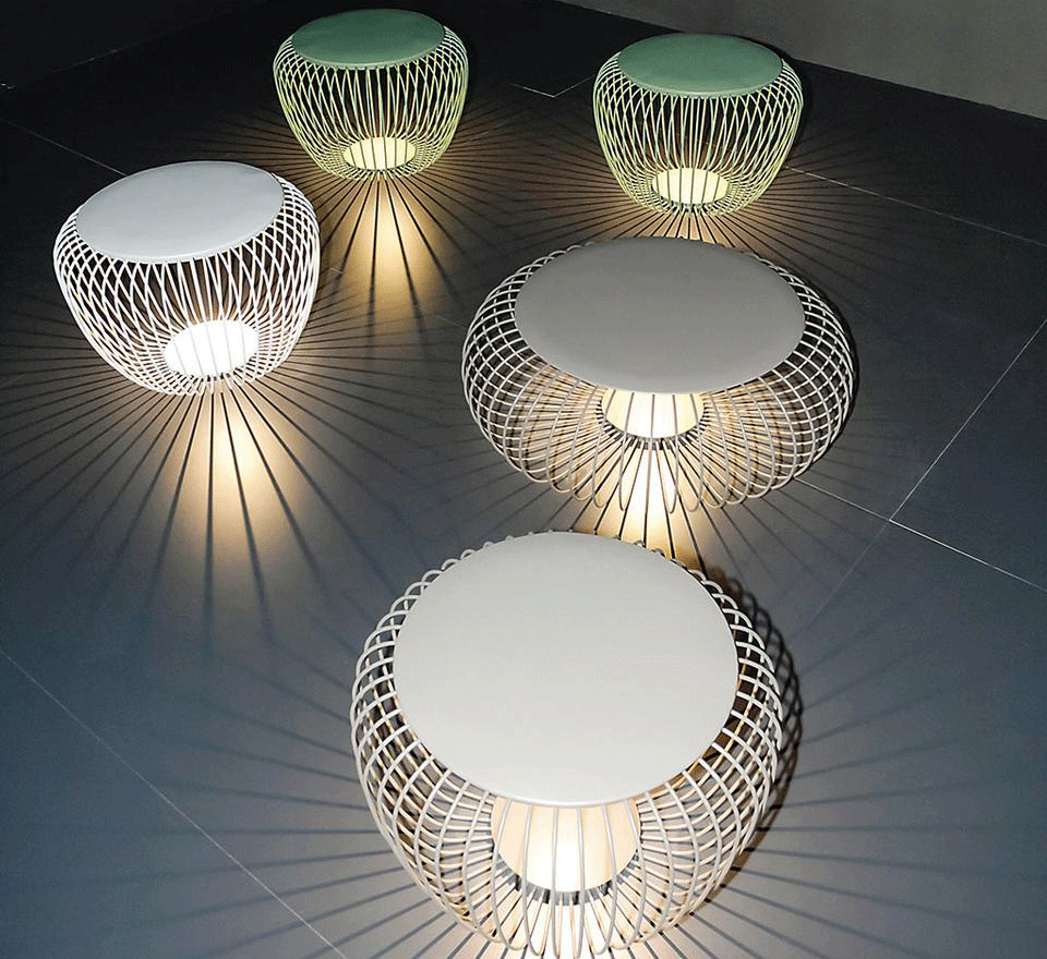 Vibia Meridiano 4710 Lamp Pouf Outdoor