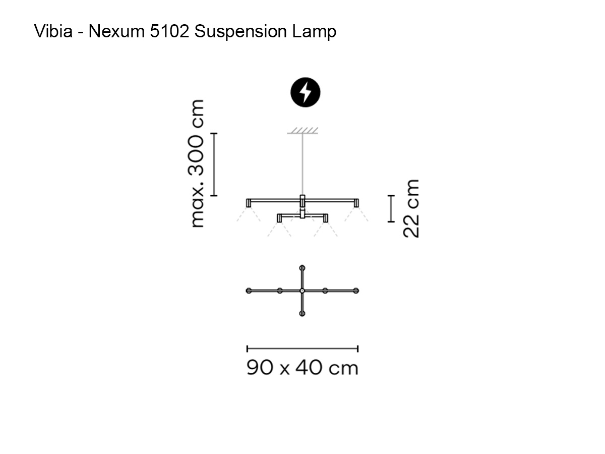 Vibia Nexum 5102 Suspension Lamp