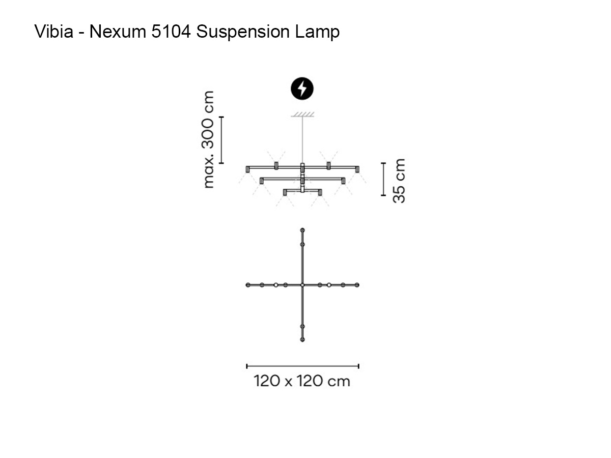 Vibia Nexum 5104 Suspension Lamp
