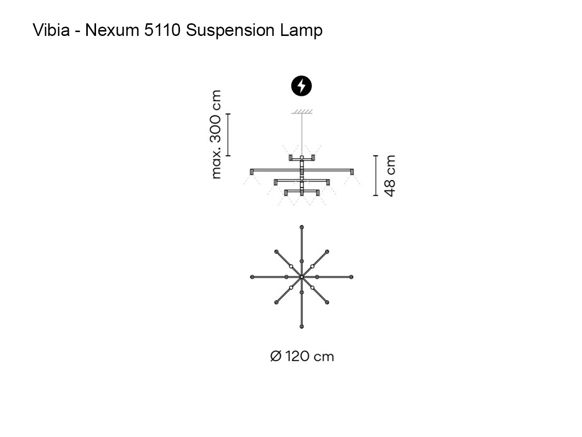 Vibia Nexum 5110 Suspension Lamp