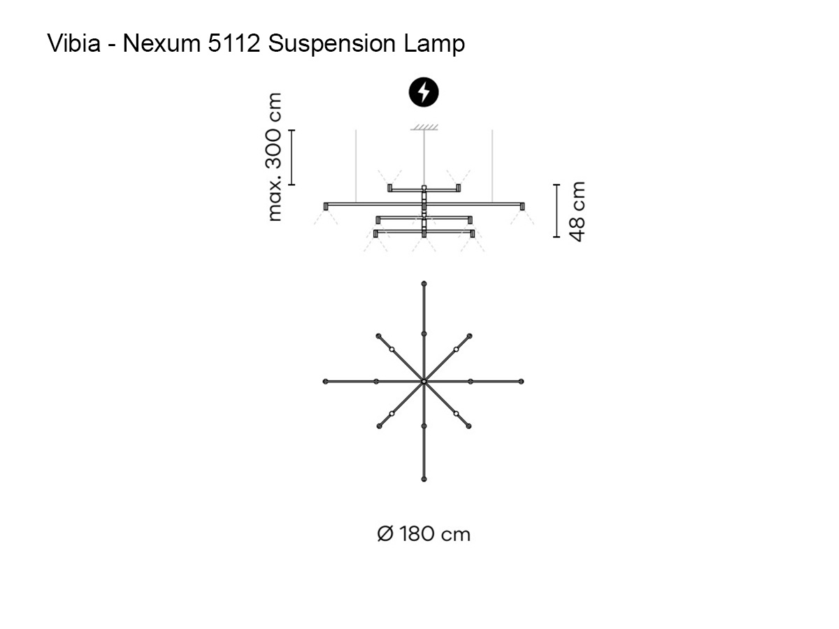 Vibia Nexum 5112 Suspension Lamp