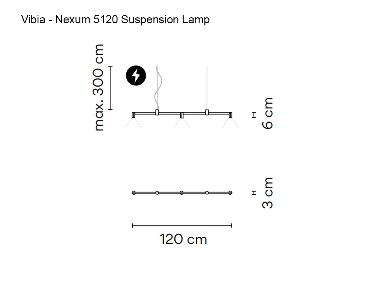Vibia Nexum 5120 Suspension Lamp