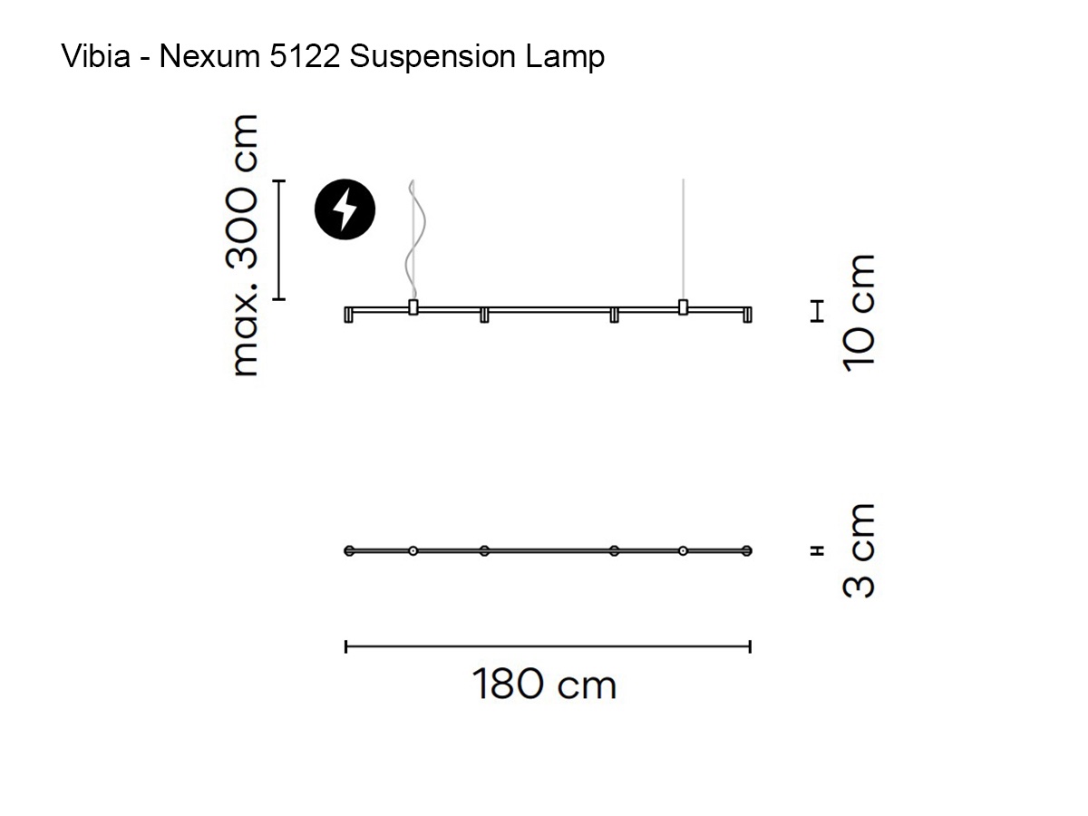Vibia Nexum 5122 Suspension Lamp