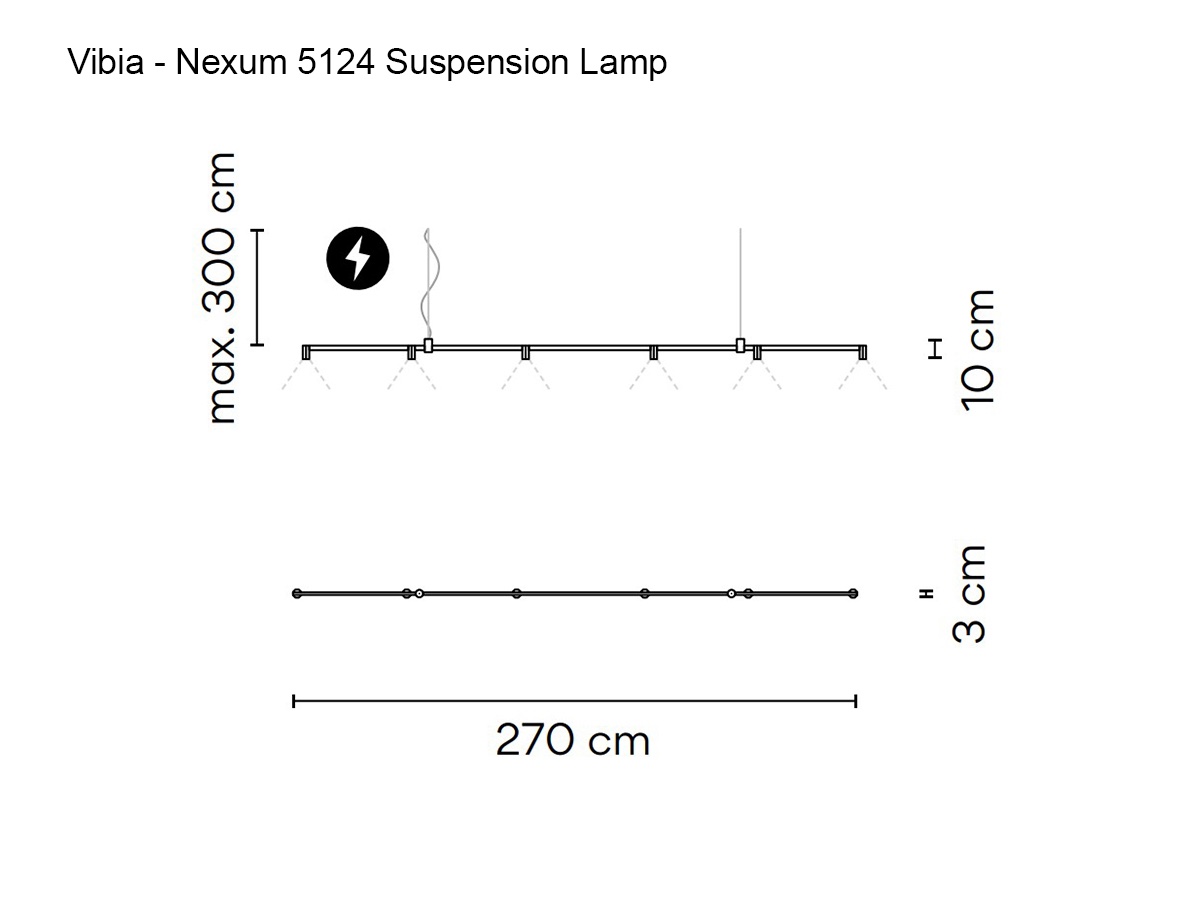 Vibia Nexum 5124 Suspension Lamp