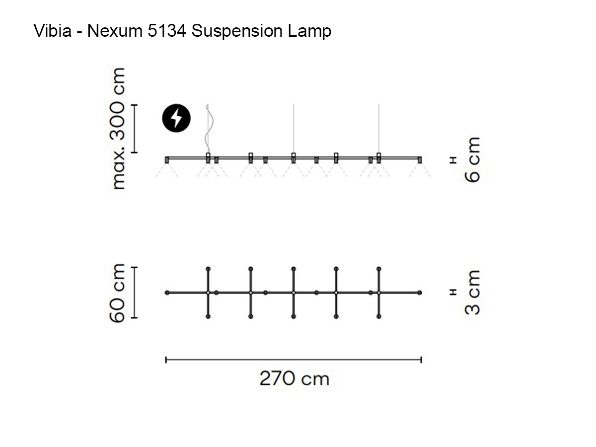 Vibia Nexum 5134 Suspension Lamp