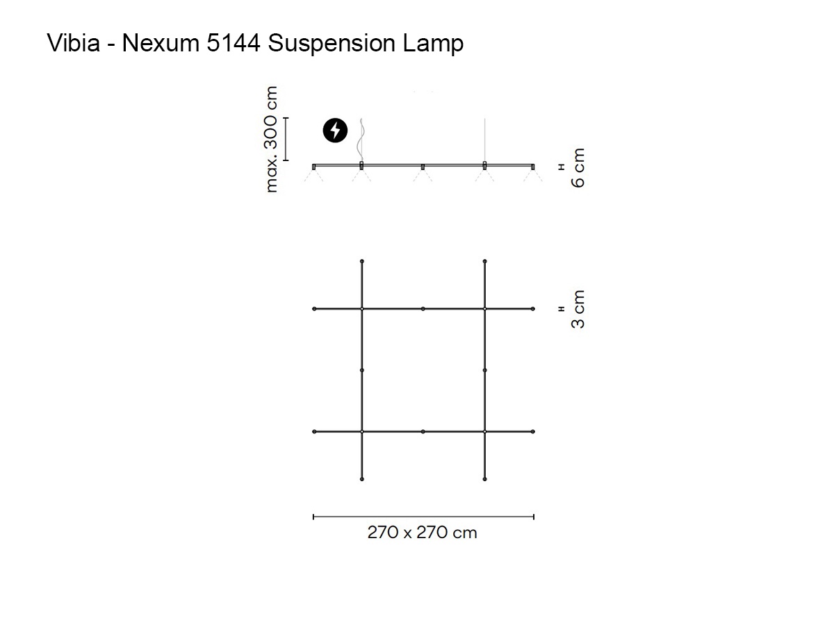 Vibia Nexum 5144 Suspension Lamp