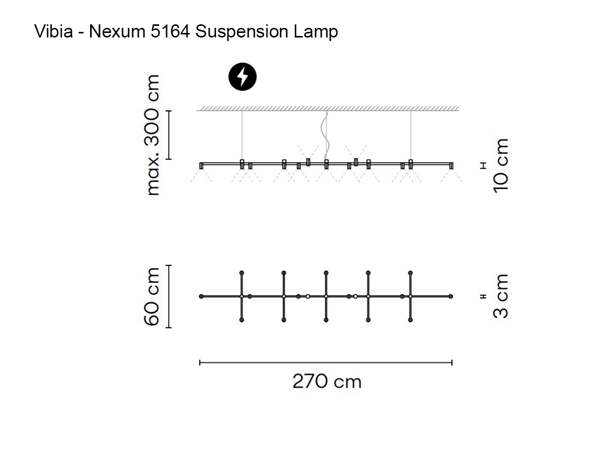 Vibia Nexum 5164 Suspension Lamp