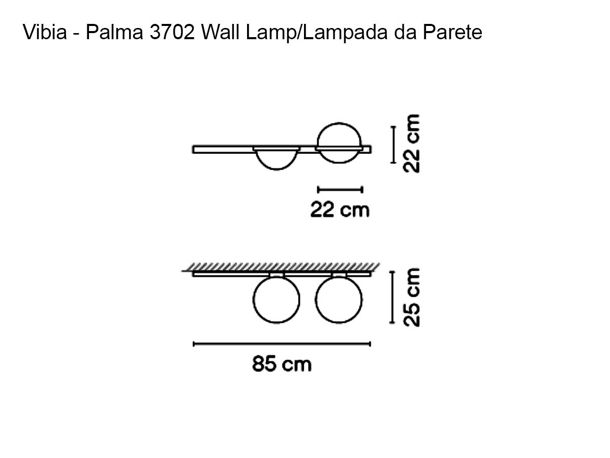 Vibia Palma 3702 Wall Lamp