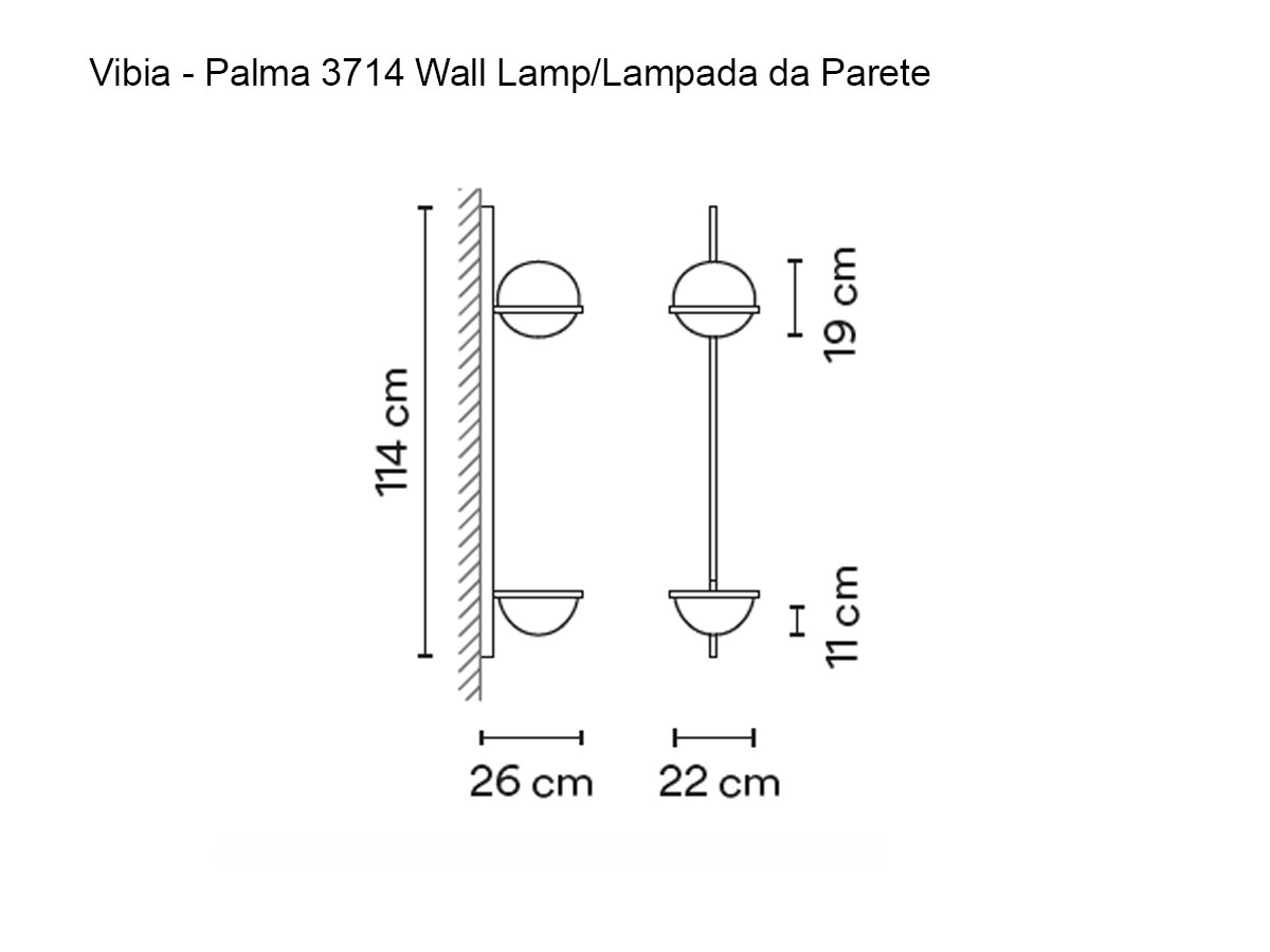Vibia Palma 3714 Wall Lamp