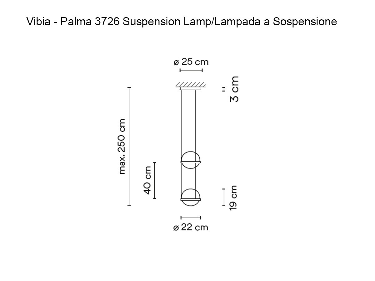 Vibia Palma 3726 Suspension Lamp