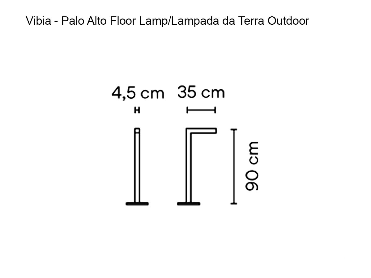 Vibia Palo Alto 4510 Floor Lamp Outdoor
